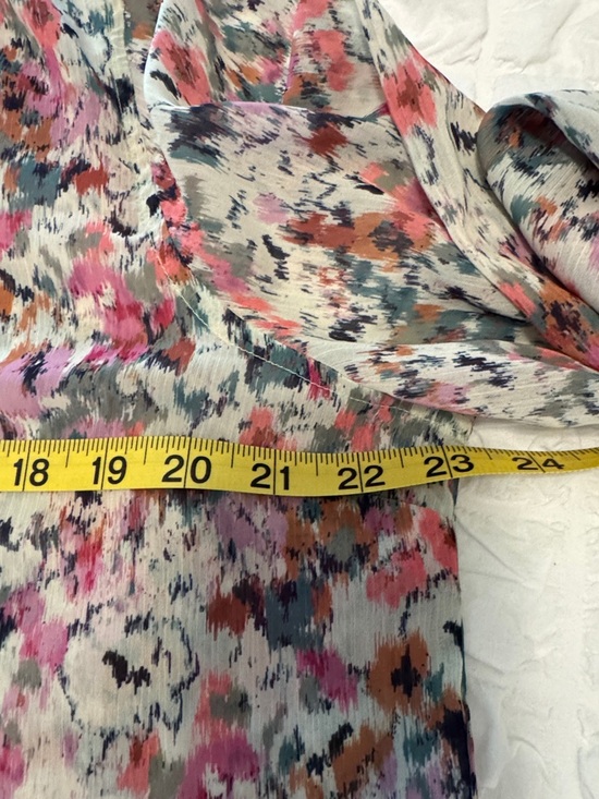 Liverpool Pink Multi Floral Button-Down Blouse - Picture 4 of 7